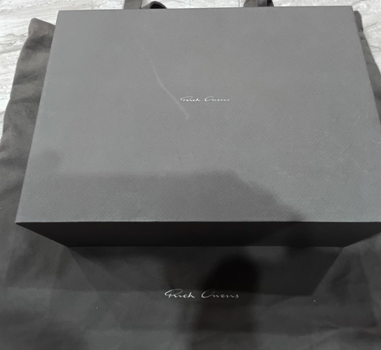 Rick Owens Ramones low black porteville