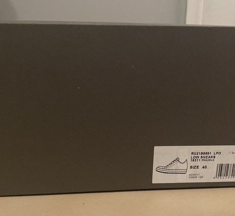 Rick Owens Ramones low mainline Pop Pink SS21 PHLEGETHON