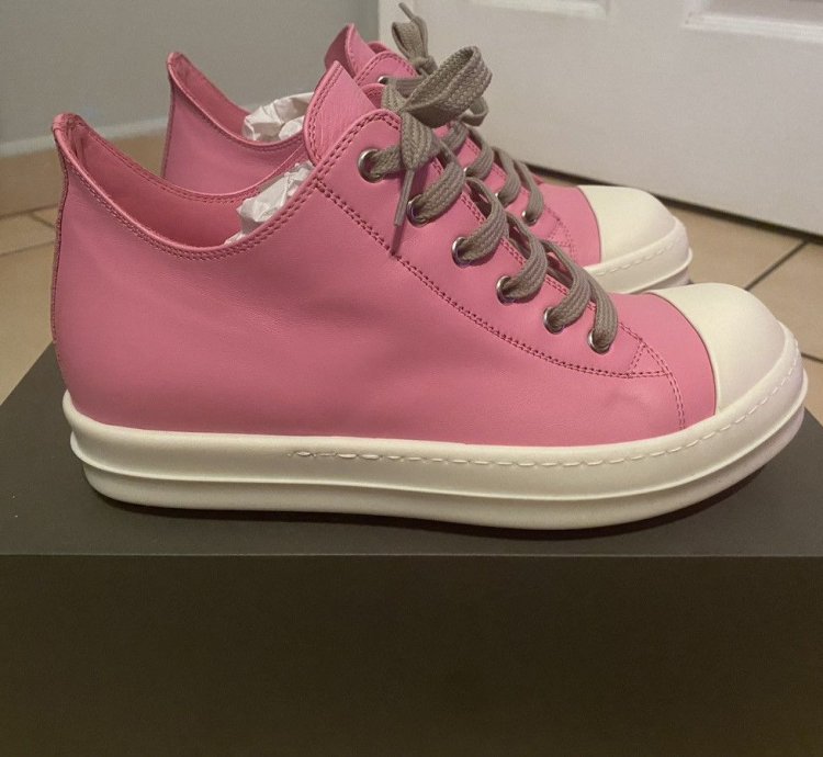 Rick Owens Ramones low mainline Pop Pink SS21 PHLEGETHON