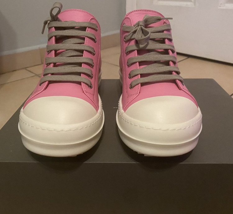 Rick Owens Ramones low mainline Pop Pink SS21 PHLEGETHON