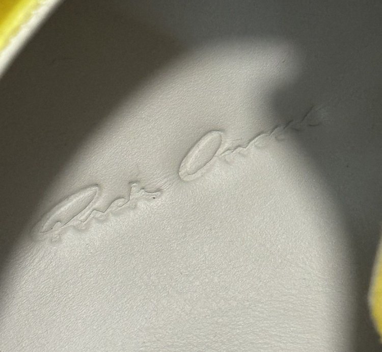 Rick Owens Ramones Low Yellow SS23