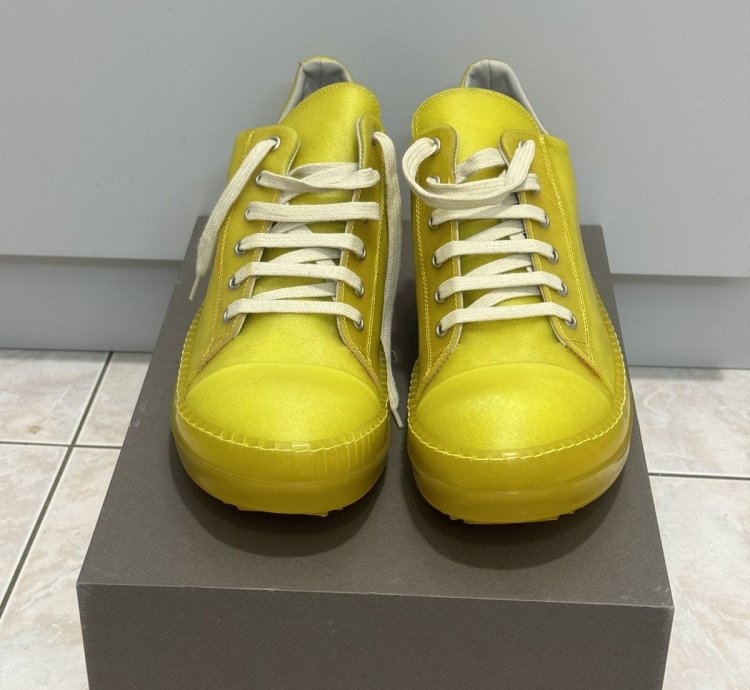 Rick Owens Ramones Low Yellow SS23