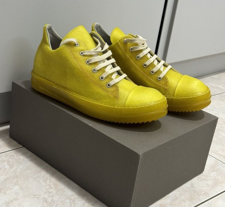 Rick Owens Ramones Low Yellow SS23