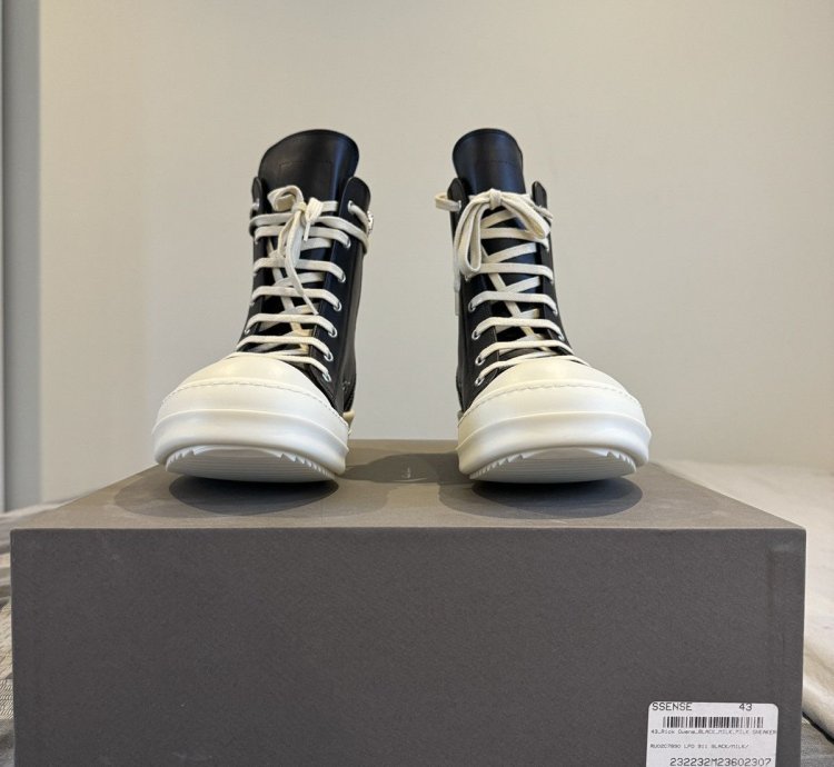 Rick Owens Ramones Mainline Leather High Top