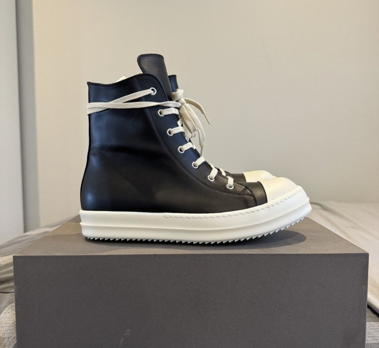 Rick Owens Ramones Mainline Leather High Top