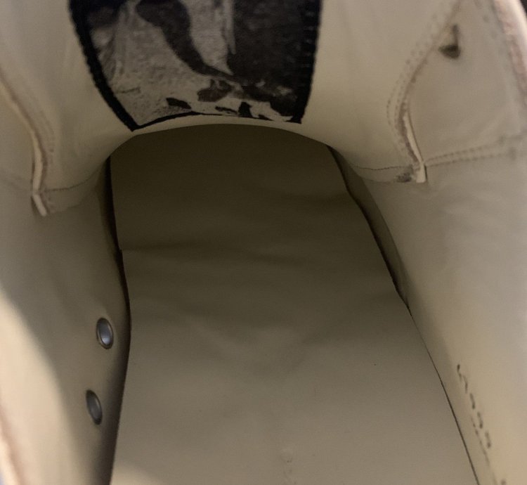 Rick Owens Ramones Milk Milk Milk Leather