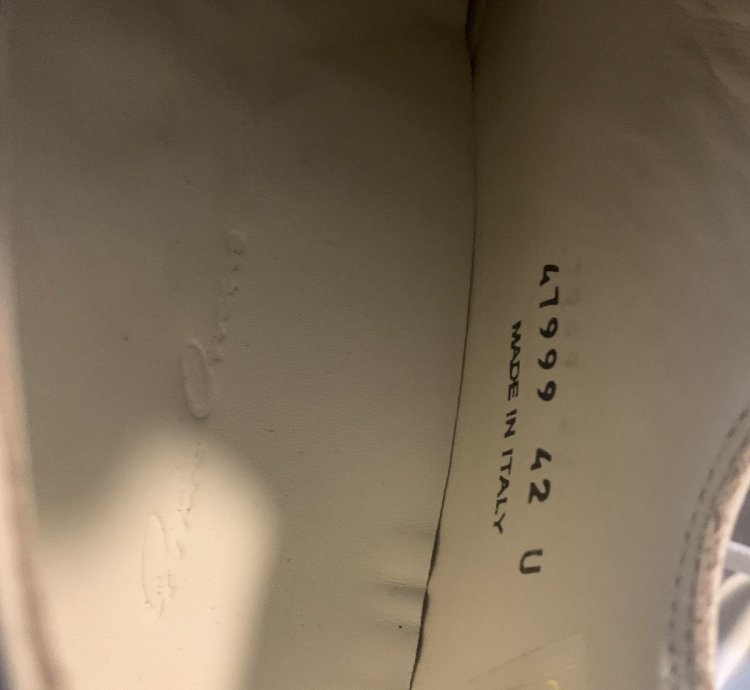Rick Owens Ramones Milk Milk Milk Leather