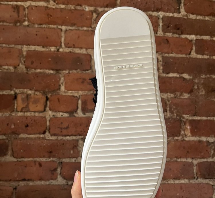 Rick Owens Ramones slash destroyed sneakers