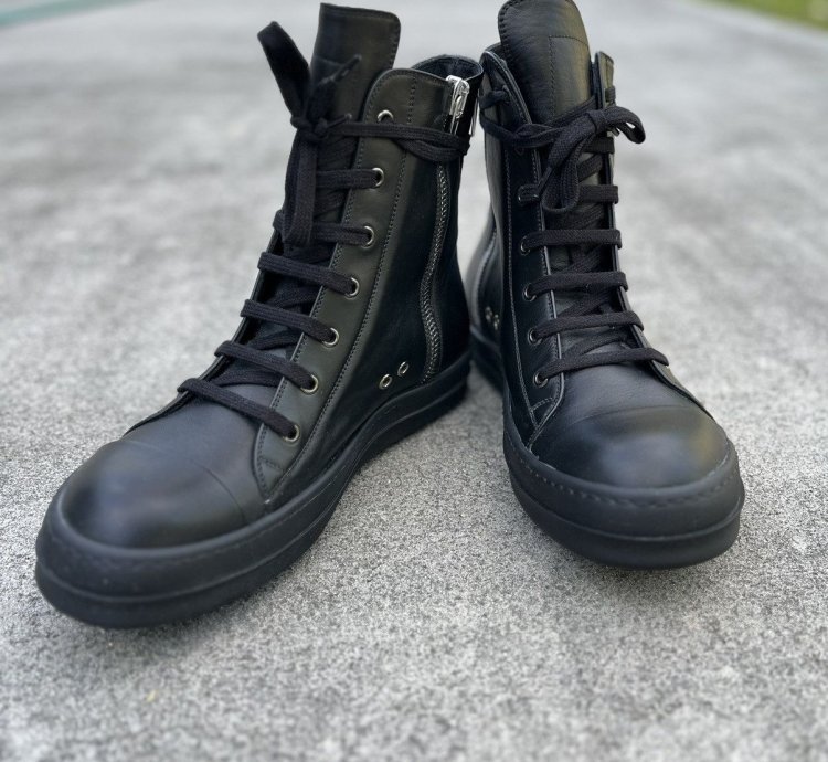 Rick Owens Ramones Triple Black