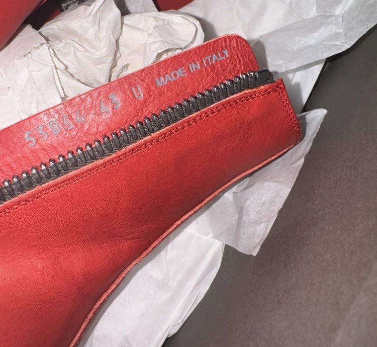 Rick Owens Red Sneakers SS24
