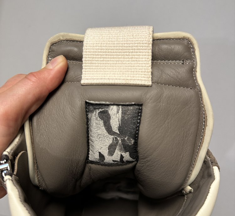 Rick Owens Scarpe Pelle Geobasket Brown Sneakers