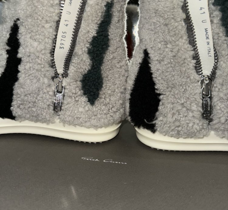 Rick Owens Shearling Sneakers