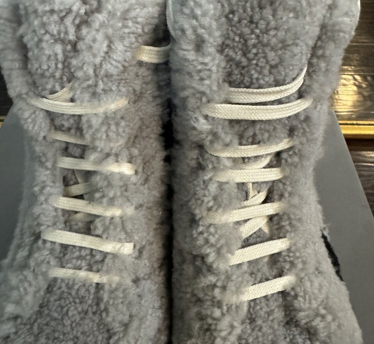 Rick Owens Shearling Sneakers