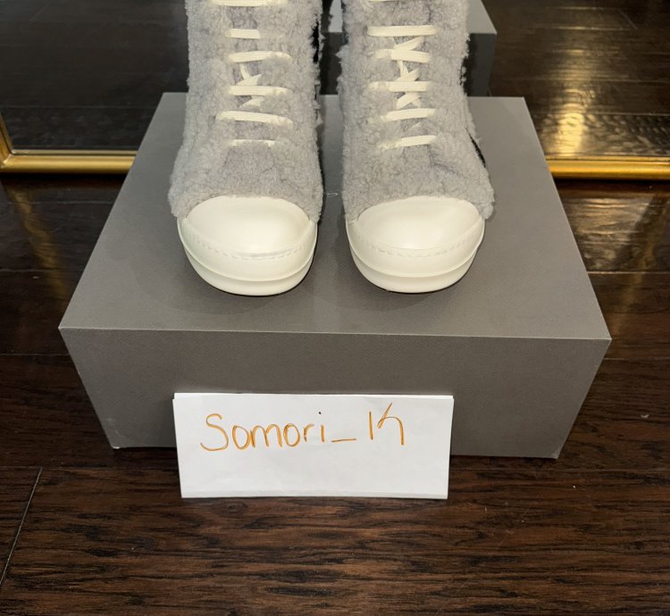 Rick Owens Shearling Sneakers