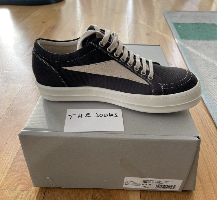 Rick Owens SS23 EDFU VANS Dark Dust Denim