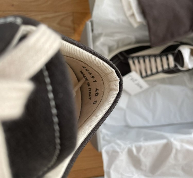 Rick Owens SS23 EDFU VANS Dark Dust Denim