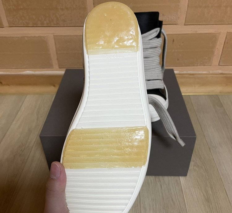 Rick Owens SS23 Jumbo laced Ramones sneakers 42