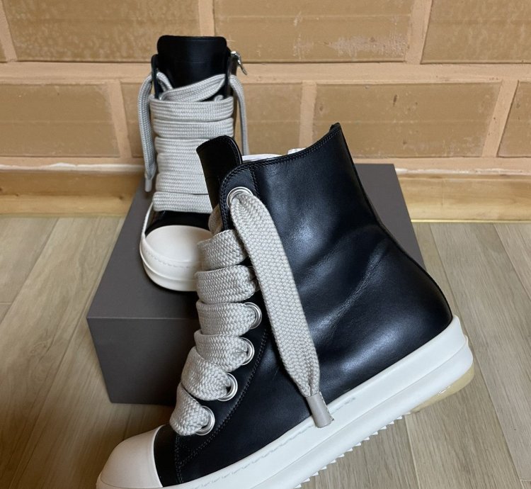 Rick Owens SS23 Jumbo laced Ramones sneakers 42