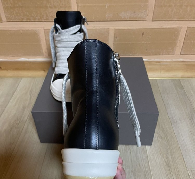 Rick Owens SS23 Jumbo laced Ramones sneakers 42