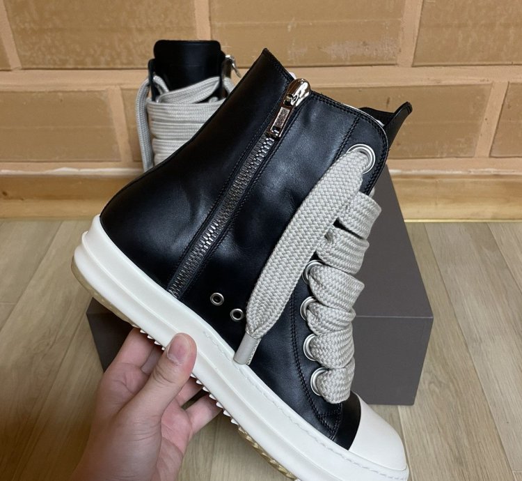 Rick Owens SS23 Jumbo laced Ramones sneakers 42