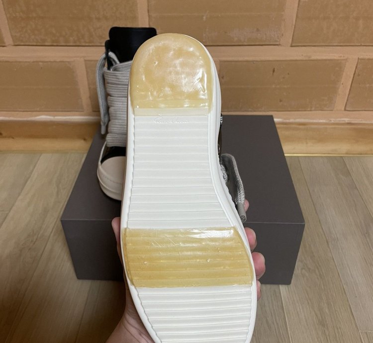 Rick Owens SS23 Jumbo laced Ramones sneakers 42