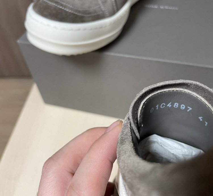 Rick owens SS23 Vintage sneaks suede Dust 41