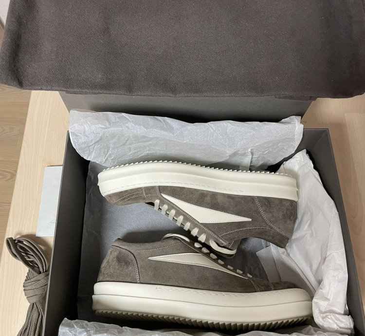 Rick owens SS23 Vintage sneaks suede Dust 41