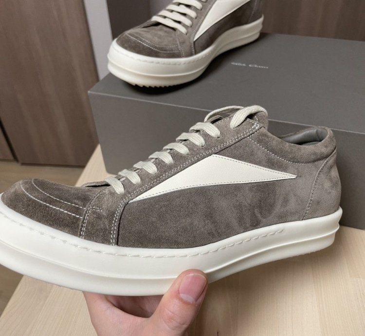 Rick owens SS23 Vintage sneaks suede Dust 41
