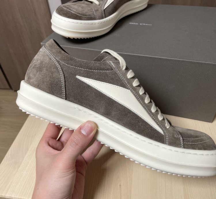 Rick owens SS23 Vintage sneaks suede Dust 41
