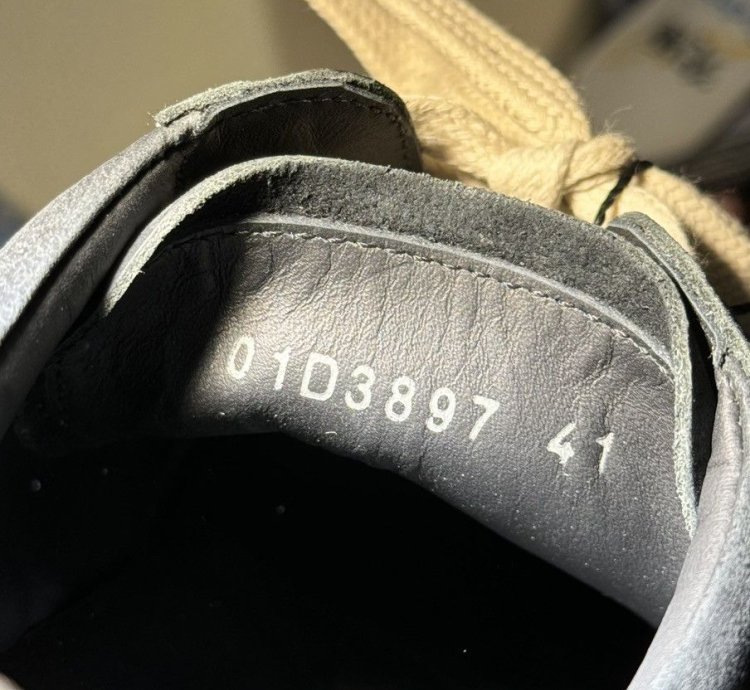 Rick Owens SS24 Lido Vans Vintage Sneaks (Black Milk)