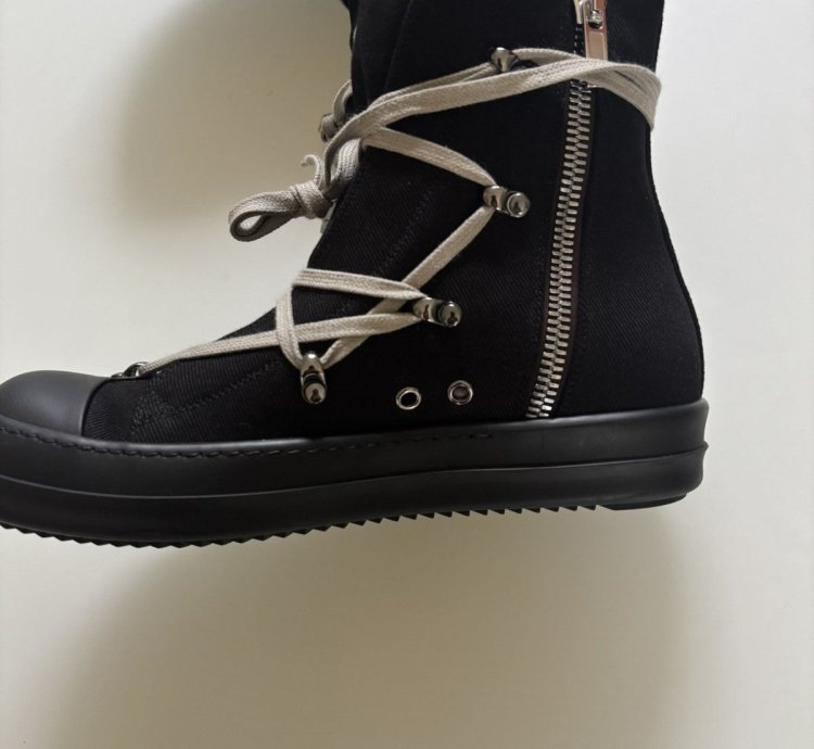 Rick Owens SS25 Hexagram High Top Ramones
