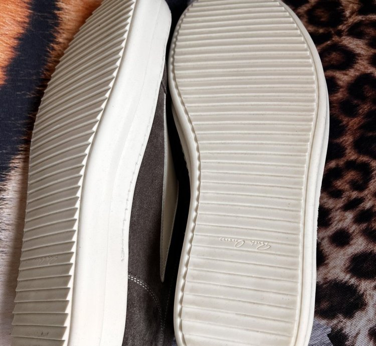 RICK OWENS STROBE SNEAKER VINTAGE DUST BROWN
