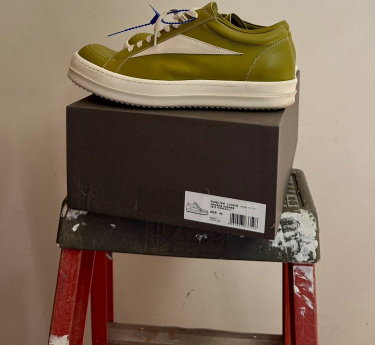 Rick Owens Strobe Vintage Low ACID MILK