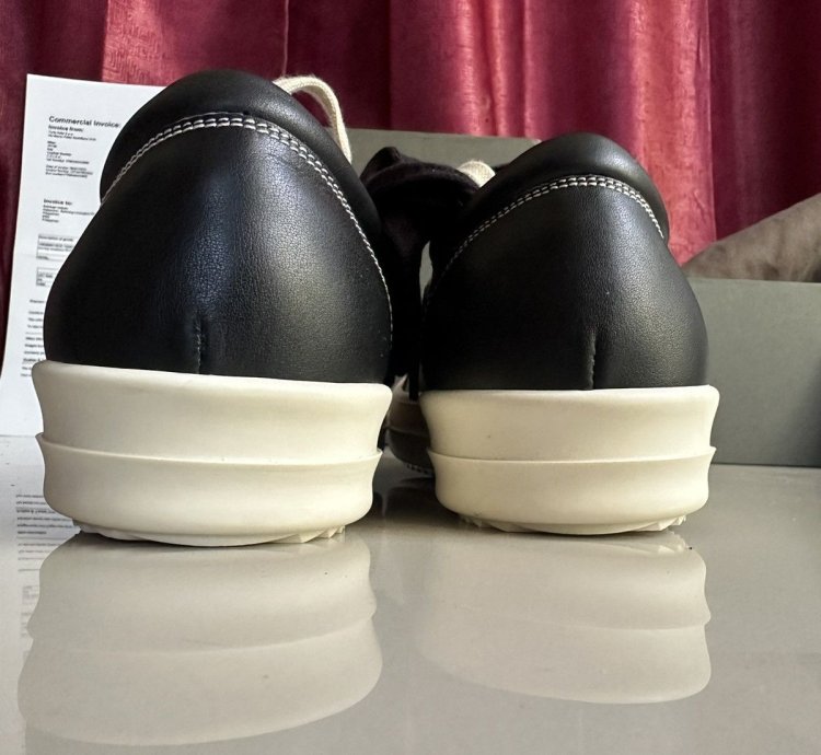 RICK OWENS Strobe vintage low-top sneakers