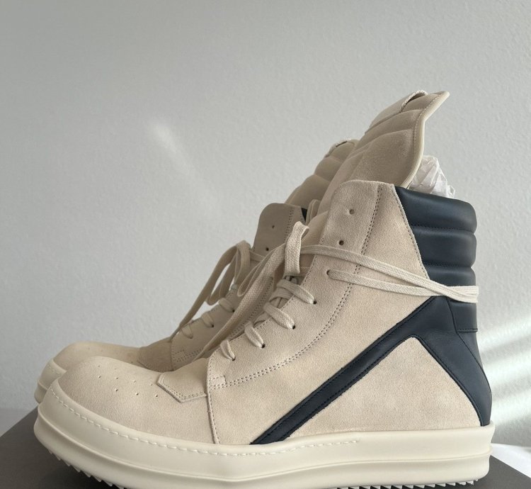 Rick Owens Suede Geobasket
