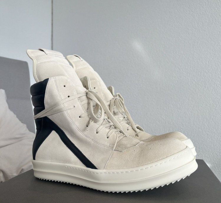 Rick Owens Suede Geobasket
