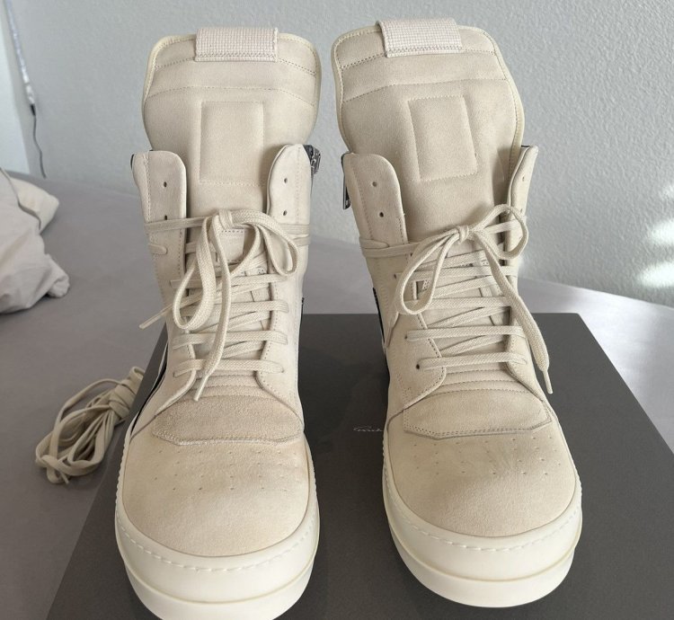 Rick Owens Suede Geobasket