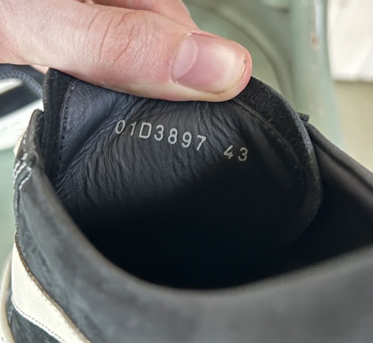 Rick Owens Suede Leather Vintage Vans Low Top Sneakers (43)