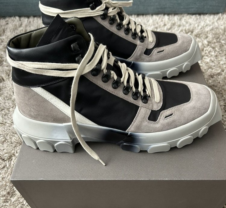 Rick Owens Tractor Hiking Boots Dunks Larry FW 19 NEW