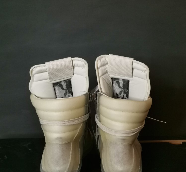 Rick Owens Transparent Leather Geobasket