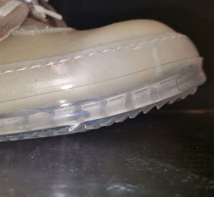 Rick Owens Transparent Leather Geobasket