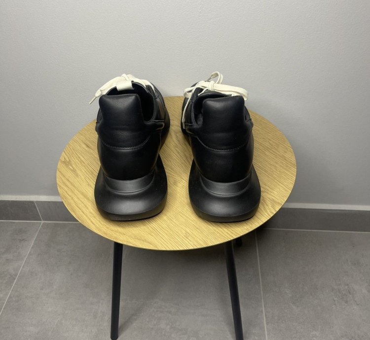 Rick Owens Tripple Black Goth Runners Sneakers