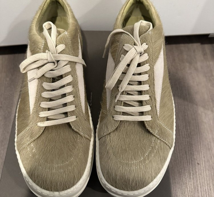 Rick Owens Unshaved Cow Leather Vintage Low Acid Size 46