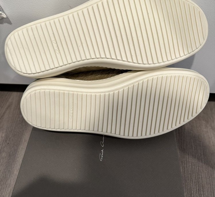 Rick Owens Unshaved Cow Leather Vintage Low Acid Size 46