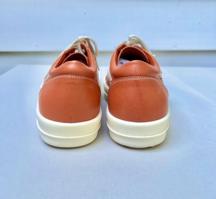 RICK OWENS VANS FW22 STROBE VINTAGE SNEAKER ORANGE