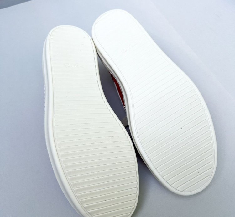 RICK OWENS VANS FW22 STROBE VINTAGE SNEAKER ORANGE