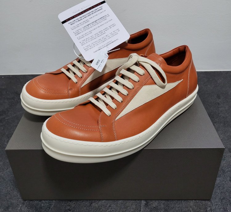 RICK OWENS VANS FW22 STROBE VINTAGE SNEAKERS