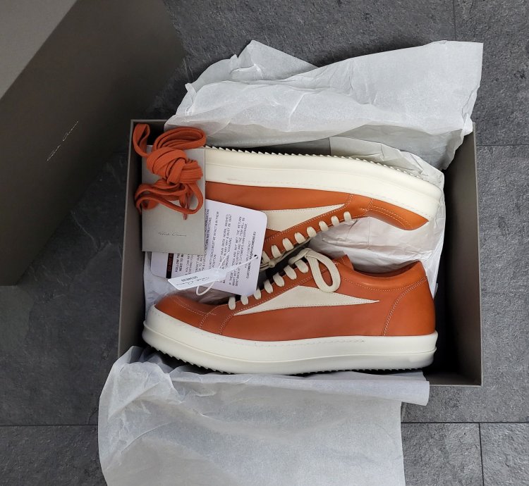 RICK OWENS VANS FW22 STROBE VINTAGE SNEAKERS