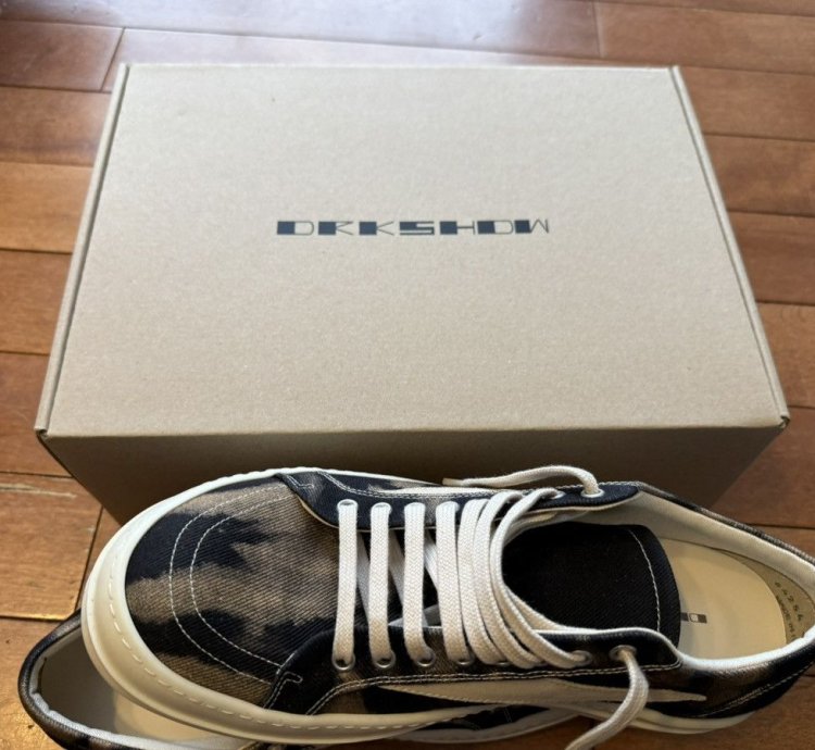 Rick Owens Vintage Black Terra Milk Low