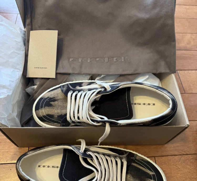 Rick Owens Vintage Black Terra Milk Low